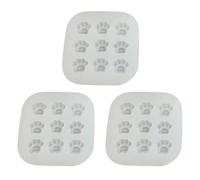 Conjunto De 3 Mohos De Silicona Grado Alimenticio Para Golosinas Y Chocolates Postre Para Hornear Cubitos Conveniente Bandeja Hornear Flexibles
