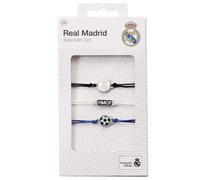 Conjunto de 3 pulseras de amistad del real madrid club de fútbol de t