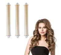 Conjunto De 3 Rulos Sin Calor Con Barras Flexibles Y Ganchos,rizador De Pelo Sin Calor, Rizador Sin Calor Para Todo Tipo De Cabello, Para Obtener Rizos Deslumbrantes Sin Dañar Tu Pelo Durante La Noche