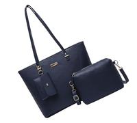 Conjunto De 3 Uds Bolsos para Mujer Bandoleras Piel Sintética Bolso Cruzado Y Cartera Calidad con Informales