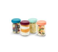 Conjunto de 4 Cajas Herméticas de Vidrio de 220ml
