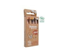 Conjunto de 4 lápices de maquillaje naturales para niños - GRIM TOUT - Certificados BIO - Animales - Interior