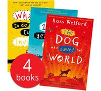 Conjunto de 4 libros de la colección Ross Welford (El niño de 1.000 años, Qué no hacer si te vuelves invisible, Viajando en el tiempo con un hámster, El perro que salvó el mundo)