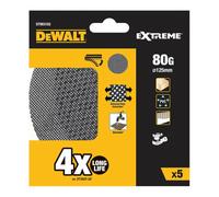 DeWalt Disco de lija DTM3103-QZ 125 mm grano 80 malla para lijadora rotorbital