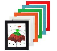 Conjunto de 6 Marcos de Fotos de 20x25 cm,Pantalla Simple de Fotos de Cartón para Montaje en Pared,Decoración de Pared de Collage,Decoración Versátil para Pared,para Salones,Dormitorios y Oficinas