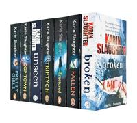 Conjunto de 7 libros de la colección Karin Slaughter de la serie Will Trent (Caído, Invisible, Roto, Fracturado, Tríptico, Chicas guapas, Ciudad de policías)