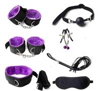 Conjunto De 7 Piezas De Nylon PúRpura Yoga Entrenamiento Y Ejercicio Accesorios, CóModo De Usar, TamañO Ajustable, Diversos Estilos, Regalos Originales