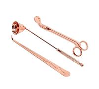 Conjunto de Accesorios de Mecha de Vela, Candelabro de Acero Inoxidable Que Se Muere Rápidamente con Un Largo, Anti -corrosivo para el Uso Diario