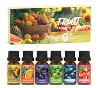 Conjunto de aceite esencial de fruta fragancia aceite