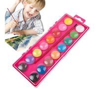 Conjunto de acuarela para, conjunto de pintura de acuarela profesional - Juego de garabatos para niños pequeños | Conjunto de dibujo de 16 colores, conjunto de acuarela de viaje con pincel para