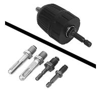 Conjunto de Adaptador de Fuck de Perforación: Conector Conveniente y Laborioso de Perforación para Diversas Necesidades, y Fuertes, 4 Piezas con Adaptadores Cuadrados, Hexadecimales y Redondos, para