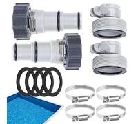 Conjunto De Adaptador De Manguera De La Piscina | Conector De Manguera De 11 Cm | Odio Del Adaptador Para La Bomba Para Sistemas De Hidromasaje Y Piscina, Incluidos Los Sellos Y Las Herramientas, Idea