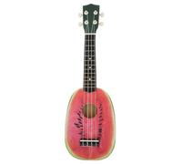 conjunto de adornos de instrumentos musicales Ukelele de tono alto de 21 pulgadas modelo clásico joyería mini accesorios instrumento musical linda decoración portátil artesanía en miniatura única patr
