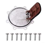 Conjunto de aleta de piscina 7056 con tapa, junta tórica y resorte de acero inoxidable para válvulas de retención Jandy 7235/7305/7511/7512, construcción de ABS resistente al agua salada con 8