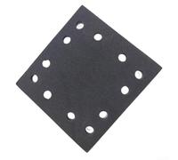 Conjunto de almohadilla de lijadora N442697 para lijadora orbital DWE6411, pieza de repuesto de lijadora de hojas con placa trasera de aluminio y cojín de esponja, acabado negro y plateado