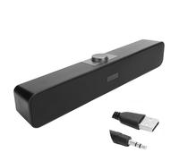Conjunto de altavoces de audio para ordenador, altavoz USB con cable y rendimiento de graves mejorado, altavoz Bluetooth con control de botones