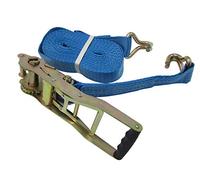 Conjunto DE Amarre 9 m, Cinta 5 TONELADAS Tensor Doble Seguridad ERGONÓMICO ESLINGAS, Correas DE Carga, TRINCAJE, CARRACA, Tensor, CINCHAS para CAMIÓN, Remolque, SEMIRREMOLQUE, FURGÓN