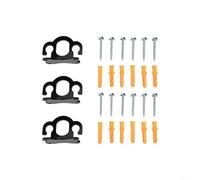 Conjunto de anclaje de banda de resistencia de 3 piezas para fijación segura de marco de pared o puerta durante actividades de fitness en casa