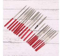 Conjunto de archivos de agujas de 20 piezas de limas de joyería para limas de agujas de aleación endurecida Limas de acero de resistencia Mini archivos de agujas para la fabricación y el procesamiento