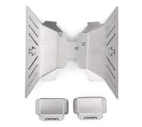 Conjunto De Armadura De Chasis RC, Placa De Protección De Chasis De Ejes Delantero Y Trasero, Protector De Chasis Apto para Piezas De Coche Axial Capra AXI232006 RC