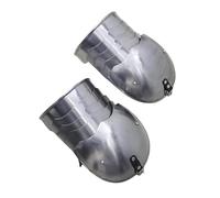 Conjunto de armadura medieval de hombros de protección gótica funcional para disfraz de recreación, color plateado para adultos