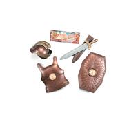 Conjunto De Armas De Armadura Romana Para Niños Día Escolar Medieval Guerrero