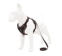 Conjunto de arnés y Correa, Accesorios for Mascotas, arnés for Perros pequeños, Bulldog, Pug, Pitbull, Collar Pectoral for Cachorros (Color : Chocolate, Size : XL)