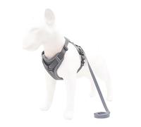 Conjunto de arnés y Correa, Accesorios for Mascotas, arnés for Perros pequeños, Bulldog, Pug, Pitbull, Collar Pectoral for Cachorros (Color : Gray, Size : M)