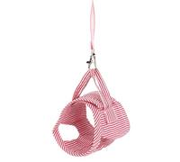 Conjunto de Arnés y Correa para Animales Pequeños, Ropa para Mascotas, Talla S, Rojo, Compatible con Cobayas, Ardillas, Erizos, Chinchillas