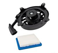 Conjunto de Arrancador de Retroceso 497680 498144 para Motor para bs 190cc con Cuerda y Filtro de Aire para Cortacéspedes para toro para snapper para oregon