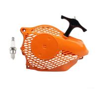 Conjunto de arranque A051003132 compatible con motosierras CS-2511 CS-2511P CS-2511T, pieza de repuesto de plástico naranja (juego de 2)