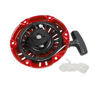 Conjunto de arranque de disco de tracción manual rojo diseñado para motores Gx100, se adapta a 28400-z0d-v02za y 28400-z0d-v03z Especificaciones Construcción para herramientas eléctricas al aire libre