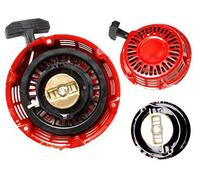 Conjunto de arranque de retroceso, cable de arranque para motores de gasolina de 5.5 y 6.5 HP y generadores de energía, relé solenoide de arranque