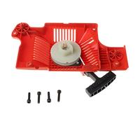 Conjunto de arranque de retroceso de metal para cadena 51 55 50 55 EPA 55 Rancher EPA 55 EU1 con 4 tornillos naranja para Husqvarn