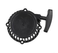Conjunto de arranque de retroceso para cortacésped de motor de gas pequeño NB411 RBC411 CG411, pieza de repuesto de plástico reforzado para una tensión de resorte suave, color negro