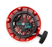 Conjunto de arranque de retroceso para generadores Honda GX120/GX160/GX200 - Kit de cable de tracción con taza de arranque y 6 pernos de montaje, carcasa de metal, tracción suave y R