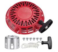 Conjunto de arranque de tracción para Honda para GX120 para GX160 para motores GX200 modelo 28400Z4M306ZB Kit de repuesto de arranque de retroceso compatible con múltiples aplicaciones, incluyendo