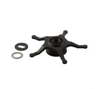 Conjunto de arrastre de metal de 62 mm compatible con sistema Five Star y para ABU BF7 BF8 IB7 IB8 para carretes Zenon Baitcasting (zurdos negros)