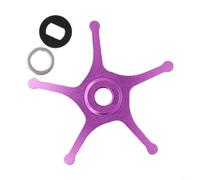 Conjunto de arrastre de metal de 62 mm compatible con sistema Five Star y para ABU BF7 BF8 IB7 IB8 para carretes Zenon Baitcasting (zurdos, morado)