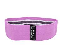 Conjunto de banda de resistencia a la cadera para Yoga, banda elástica portátil para Fitness, culturismo en cuclillas para mujer (Purple)