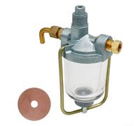 Conjunto de bandeja de descarga de combustible 370832R91 para tractor Farmall H M 350 400 450 300 756 filtro de cristal protege el carburador reemplazo directo para Massey Ferguson rosca estándar