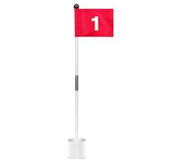 Conjunto de bandera y copa - Kit completo para entrenamiento de golf | Herramientas de entrenamiento de golf al aire libre para jardín | Accesorios de golf para principiantes y entrenamientos