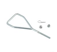 Conjunto de barra de tiro frontal de cubierta de cortacésped con tuerca de buje de pasador de bloqueo de brazo compatible con LT133 LT150 LT155 LT160 LT166 sustituye a M146774 M125229, barra de