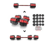 Conjunto de barra y mancuernas HMS SGC40 TU Unisex