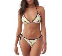 Conjunto de Bikini Ice Cream para Mujer, Traje de baño de Dos Piezas con ti