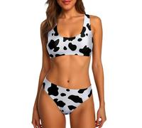 Conjunto de Bikini para Mujer Piscina Cómodo Bañador Casual para Mujer Femenino Separado Bañador Mujer Reductor