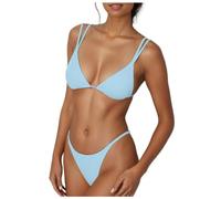 Conjunto de bikini para mujer, sexy, cintura baja, push up, parte superior y pantalón, cintura baja, traje de baño ajustable, traje de baño de dos piezas/tres piezas, bikini de verano, vacaciones