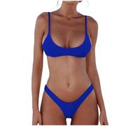 Conjunto De Bikini para Mujer Talla Grande Vikinis Estampado Moda Sexy Traje Baño Reductores Bañador Deportivo Push Up Triángulo Brasileño Natacion Surf Swimwear # L