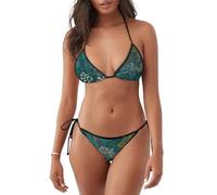 Conjunto de Bikini para Mujer, Traje de baño de Dos Piezas con Tirantes ti