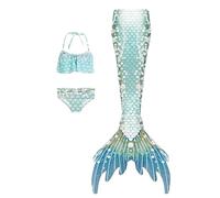 Conjunto de Bikini para Niñas 3 Piezas Traje de Baño de Floral para Niños Tankini con Volantes y Falda 4-13 Años